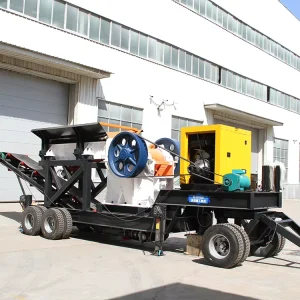 Mobile Stone Crusher with Diesel Engine PE150x250 Portable Mobile Jaw Crusher Mini Mobile Crusher