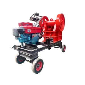 Mobile Stone Crushing Machine Wheeled Mobile Jaw Crushing Machinery Mobile Crusher Station Mobile Jaw Crusher