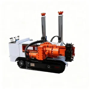 Mobile Tracked Drilling Rig with Motor Pump Safe & Stable Easy to Maintain Max.400m Depth for Irrigation Farmland Remote Areas