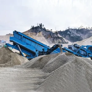 Mobile Tracked Screening Plant Heavy Duty Horizontal Screen Metallurgical Coal Material Grading Mineral