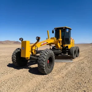 Motor Grader Shangchai Engine 140kW 3965mm Wide Blade Site Road Construction Equipment