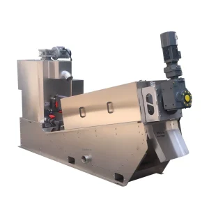 Movable Stacked Screw Pump Sewage Thickener 2000L Dewatering Machine for Pig Farm Water Treatment Equipment 1 Year Warranty