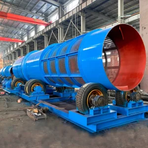 Mozambique Diamond Washing Plant Large Capacity 100-200t/h Gold Washing Machine Portable Rotary Scrubber