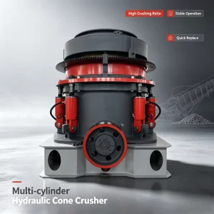Multi Cylinder Cone Crusher HP/HPT Series Railway Ballast Application Max.300t/h Capacity Henan Origin