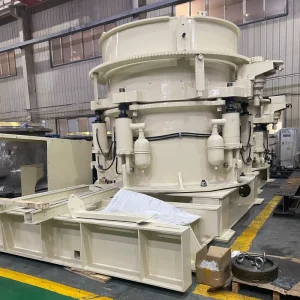 Multi-Cylinder Hydraulic Cone Crusher PLC Controlled AC Motor Gear Drive Rock Crushing