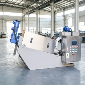 Multi-Disc Screw Press Stacked Screw Sludge Dehydrator Sewage Treatment Equipment Sludge Thickener for Water Treatment Machinery