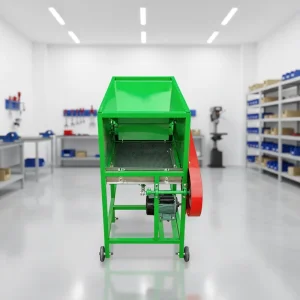 Multi-Grain Vibrating Screener with Motor for Corn Soybean Seed Cleaning Low Noise Level 1000-3000 Kg/h Capacity