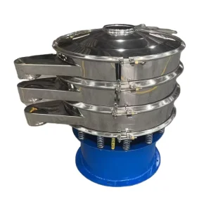 Multi Layer Stainless Steel Rotary Vibrating Screen Motor Driven Food Processing Powder Granule Screening 220V 480V