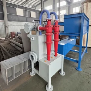 Multi Mineral Slurry Separation Including Gold Copper Iron Ore Rubber Lined Spiral Separator Patented ISO Certified Long Service