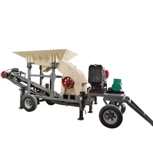 Multi functional Mobile Hammer Crusher for Lapis Lazuli Granite Cobblestone No Clogging Machine 50tph Impact Crusher