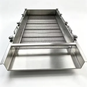 Multi layer Adjustable Stainless Steel PLC controlled Multi voltage Linear Vibrating Screening Machine for Ore Screen Mesh