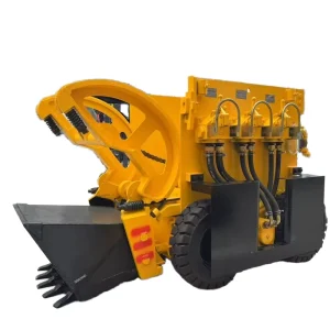 Multi purpose Underground Tire Ore Mining Tunnel Machine Wheel Small Tunnel Pneumatic Motor Mucking Loader with Bearing Gearbox