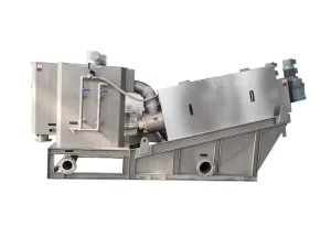 Municipal Sewage Plant Sludge Thickener Dewatering Integrated Screw Press Equipment