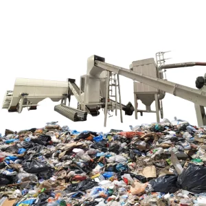 Municipal Solid Waste Sorting Plant 50 200T Day MSW Recycling System Waste Processing Equipment