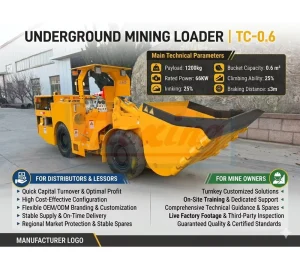 Narrow lane Explosion proof Scooptram De 0.5 Yardas Mini Lhd Scooptram Yantai Scoop Euro 5 Engine Underground Mini Loader