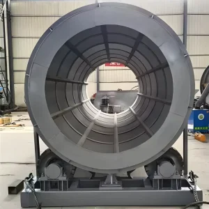 New Aggregate Rock Drum Sand Sieving Machine, Gravel Washing Vibrating Screen, Rotary Sieve Bearing Motor Gear Ore Engine
