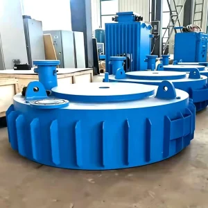 New Custom Hanging Electromagnetic Separator High Rigidity Industrial Metal Separator with PLC Control 220V 80x80x50cm