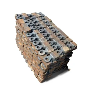 New High Manganese Steel Casting Crusher Hammer Head Beaters OEM Wear Resistant Parts High Hardness Long Service Life for