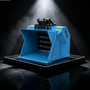 New Model Heavy Duty Silt Screening Buckets Excavator Screener Attachment Long Life Screener Crusher Bucket
