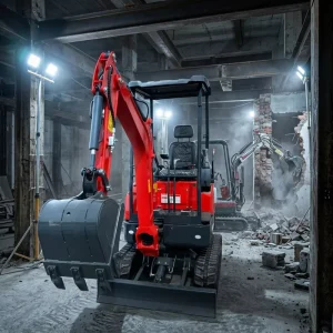 New Model High Performance Construction Garden Mining Mini Small Excavator with Bucket