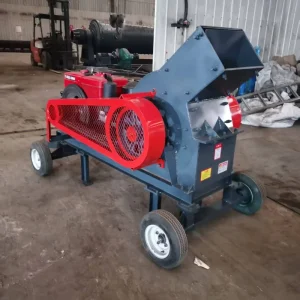 New Portable Industrial Hammer Crusher Large Feed Opening High Productivity Bluestone Shale Crushing Machine