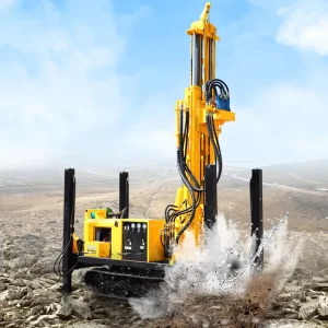 New Rotary Drilling Rig Water Well 50 600mm Drilling Diameter Diesel Power Crawler Mobility 200m Max Depth Motor
