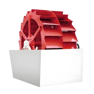 New Wheel Sand Washing Machine with Gear Construction AC Motor 20 50t h Capacity for Washing Projects