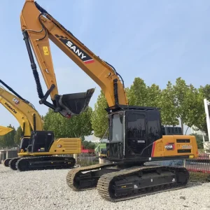 Nice Condition Low Working Hour Sany 215H Complete Original Parts Crawler Excavator for Community Foundation Construction Works