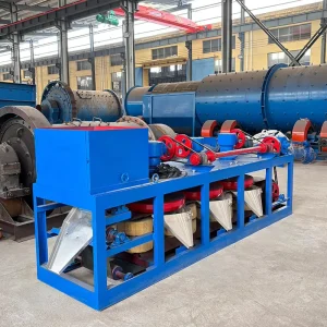 Nigeria 3PCS Disc Dry Magnetic Separator 12000 18000GS for Tungsten Tin Ore Niobium tantalum Ore Separation