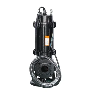 Non Clogging Dirty Waste Water Drainage Sludge Centrifugal Submersible Cutter Grinder Mining Sewage Pump