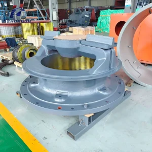 OEM Cone Crusher Upper Frame Casting Top Shell Ore Mining Steel Replacement Spare Parts