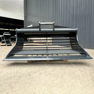 OEM Custom S30-S50 Series Excavator Attachments New Condition Construction Skeleton Buckets Rock Sieve Grid Bucket