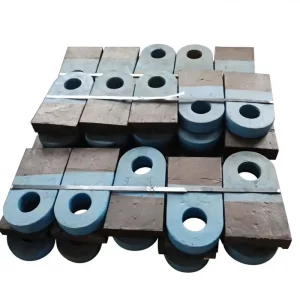 OEM Custom Wear Resistant High Manganese Steel Hammer Head Cast Spare Parts for Ore Mining Hammer Crusher Mintai Brand ISO 9001