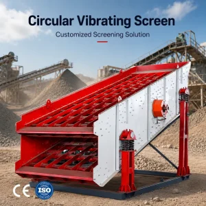 OEM Four Deck Structure Gravel Sand Classification for Aggregate Plant Circular Vibrating Screen Machine
