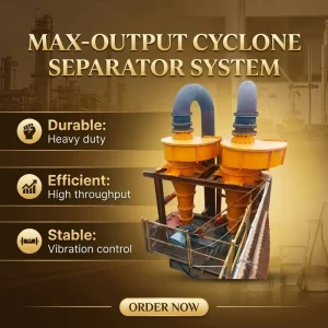 OEM High-Performance ISO CE Certified High Efficiency Low Energy Hydrocyclone Mining Machinery