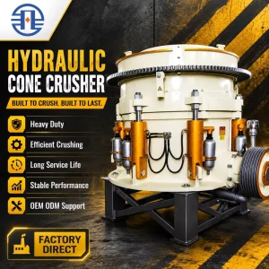 OEM Large Eccentric Throw PLC Controlled Engine for High Reduction Ratio Aggregate Crushing Multi Cylinder Hydraulic Cone