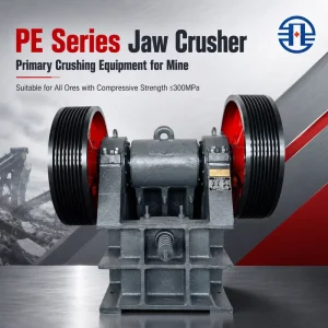 OEM Low Noise Small PE Jaw Crusher Machine for Ore Mining Granite Rock Stone Primary Crushing Processing Plant Equipment