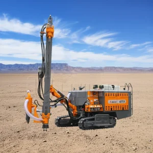 Open Pit Quarry Hydraulic DTH Drilling Rig for Stone Rock Blasting and Deep Hole Mining Borehole Drilling