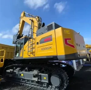 Operator Friendly 69t Mobile Equipment Tracked Digger XE690DK Dragline Robust Mining Excavator for Trenching and Excavation