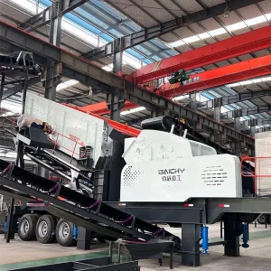 Ore Waste Crusher Wheeled Mobile Sand Crushing Iron Gold Ore Primary Crushing Mining Equipment Mobile Impact Crusher Plant