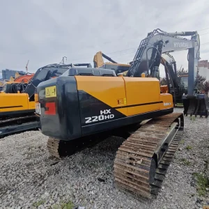 Original Low Working Hour Second Hand Hyundai HX220HD 22Ton Used Excavator for Sale