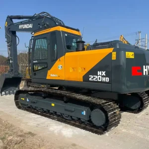 Original Low Working Hours 22 Ton HX220HD Crawler Excavator 1.2m³ Bucket Capacity Suitable for Engineering Projects