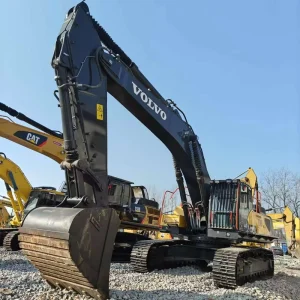 Original Sweden VOLVO EC480 Used Crawler Excavator 48 Ton Large Hydraulic Digger Good Condition for Mining