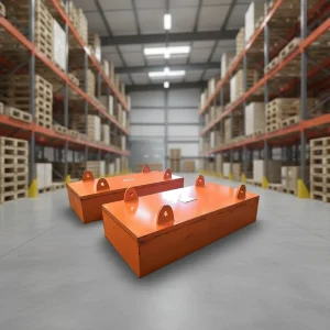 Overband Magnet Non Electric Operation Hanging Permanent Magnet Iron Remover with Bearing High Rigidity