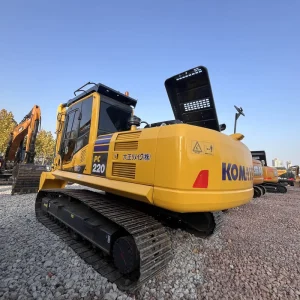 PC220 Used Excavator Earthmoving Road Construction Mine Quarry Demolition Building Foundation