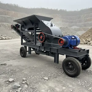 PC400 600 Mobile Crusher Machine Mining Gold Ore Crusher Impact Crusher Hammer Stone Crushing Plant