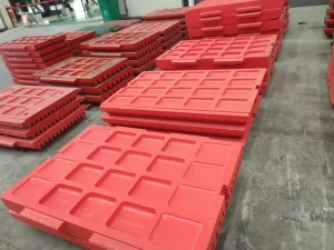 PE 100X125 Jaw Crusher Jaw Plate Wear Resistant Spare Parts for Stone Crushing Machine