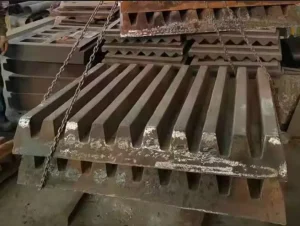 PE 500×750 Crusher Wear Parts High Manganese Jaw Die for Quarrying