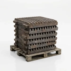 PE Series Fixed and Movable Swing Jaw Tooth Plates Wear Spare Parts for Rock Ore Mining Jaw Crusher