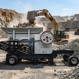 PE250x400 Diesel Model Mobile Jaw Crusher Stone Crusher Jaw Crusher Rock Cone Crusher